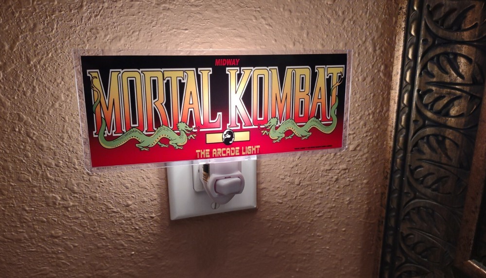 Mortal Kombat Arcade Marquee Night Light