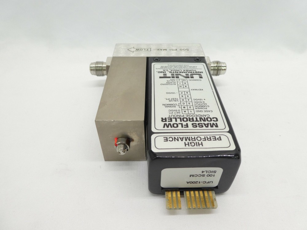 UNIT Instruments 1200-101288 Mass Flow Controller MFC UFC-1200A 100 SCCM SiCl4