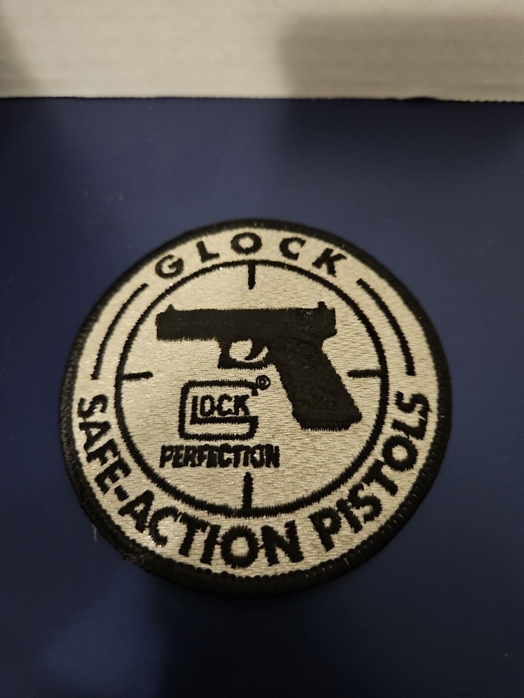 Glock Safe Action Pistols Embroidered Morale Patch Hook and Loop - L3