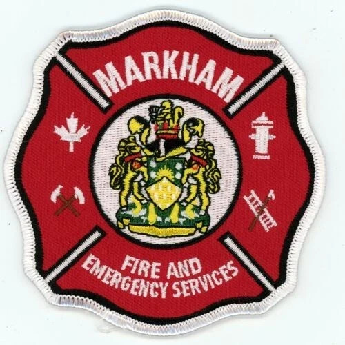 Markham ON Fire & Emergency Services patch ship from Australia