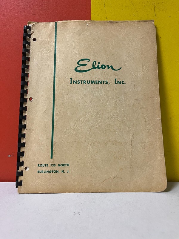 Elion DV-502 System Operating Instructions