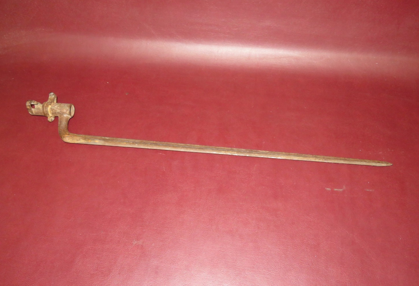 Antique US Civil War Era Cast Iron Socket Bayonet for Rifle