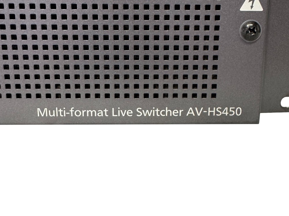Panasonic AV‑HS450 Switcher + Control Panel + Dual PSU - Complete Broadcast Set