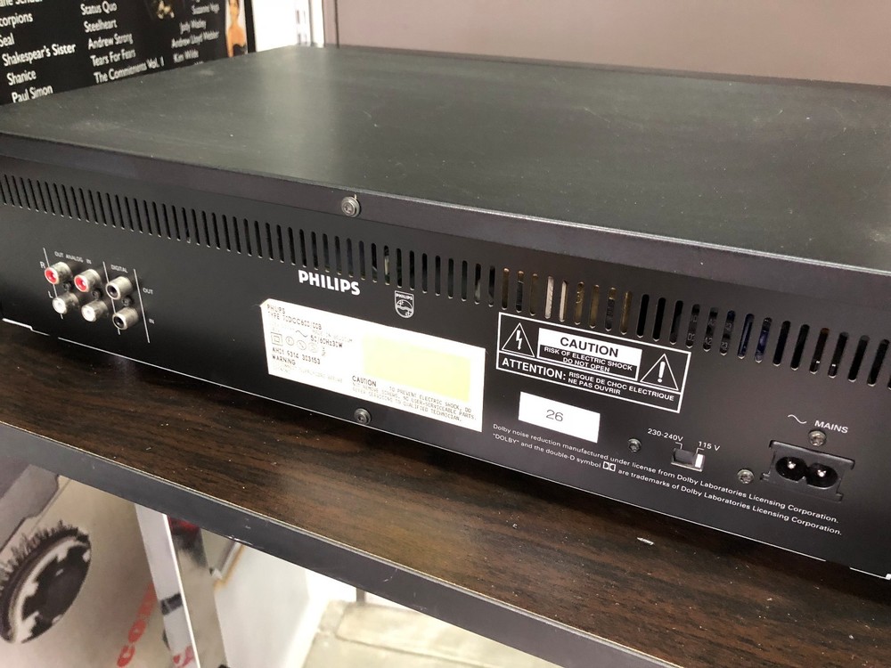 Philips Digital Compact Cassette DCC 600 USA Model fully restored.
