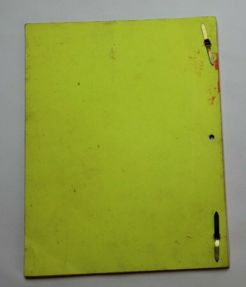 ALF / Bob Bendetson, 1987 TV Script "Night Train" Classic furry alien wiseguy