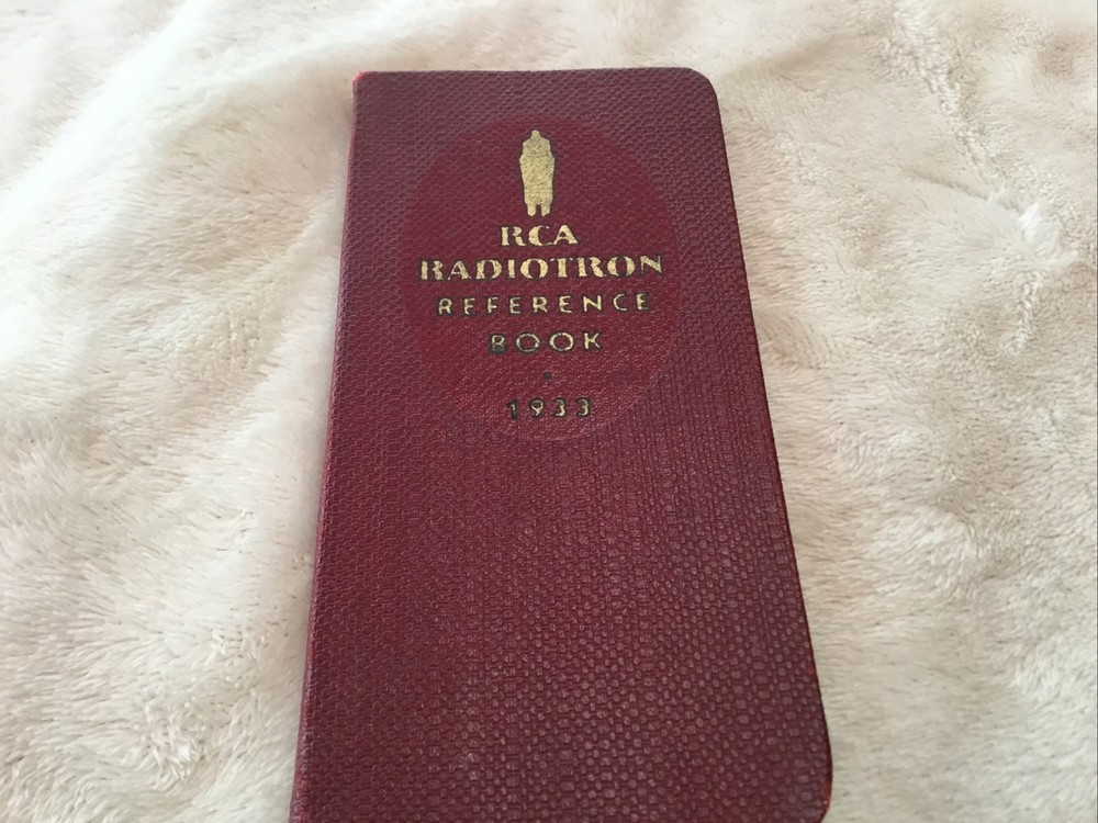 Vintage RCA Radiotron 1933 Reference Book - Sharp