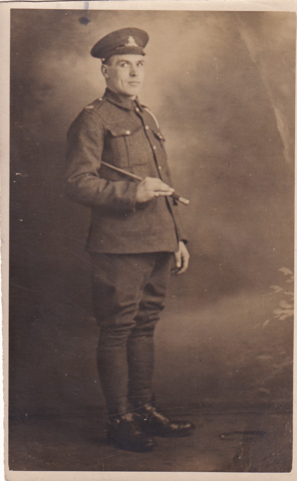 Original WWI RPPC Real Photo Postcard BRITISH ROYAL FIELD ARTILLERY Soldier 277