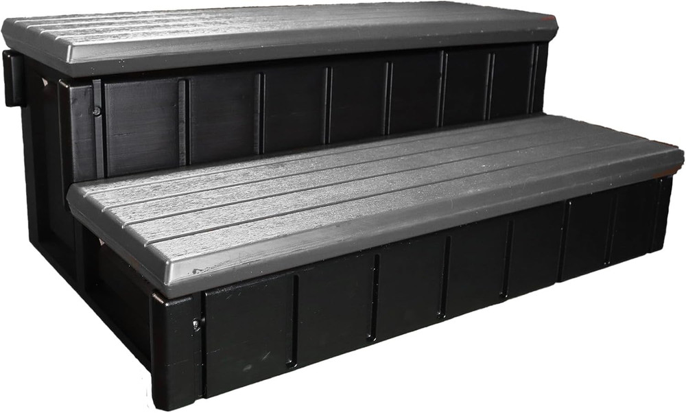 Stylish Deep Grey Storage Step - Perfect for Organizing Your Space!