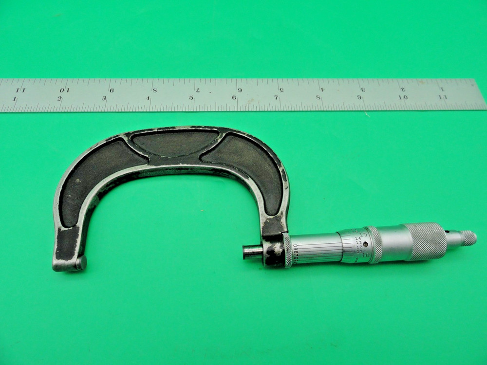 PRECISION BRAND 3-4" RANGE OUTSIDE MICROMETER