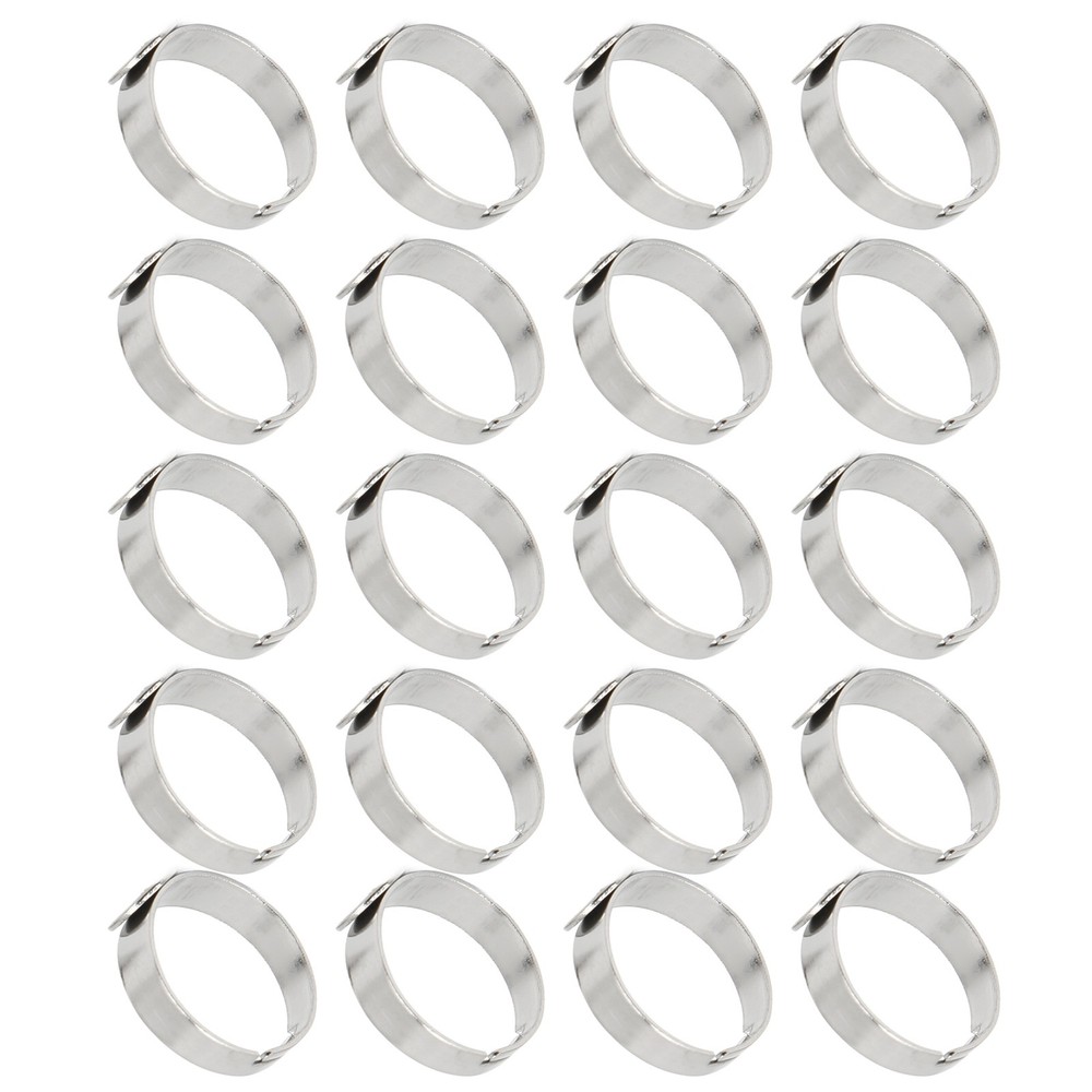 Adjustable Ring Blanks Ring Blanks 8mm Base Diameter 20PCS For Rings For