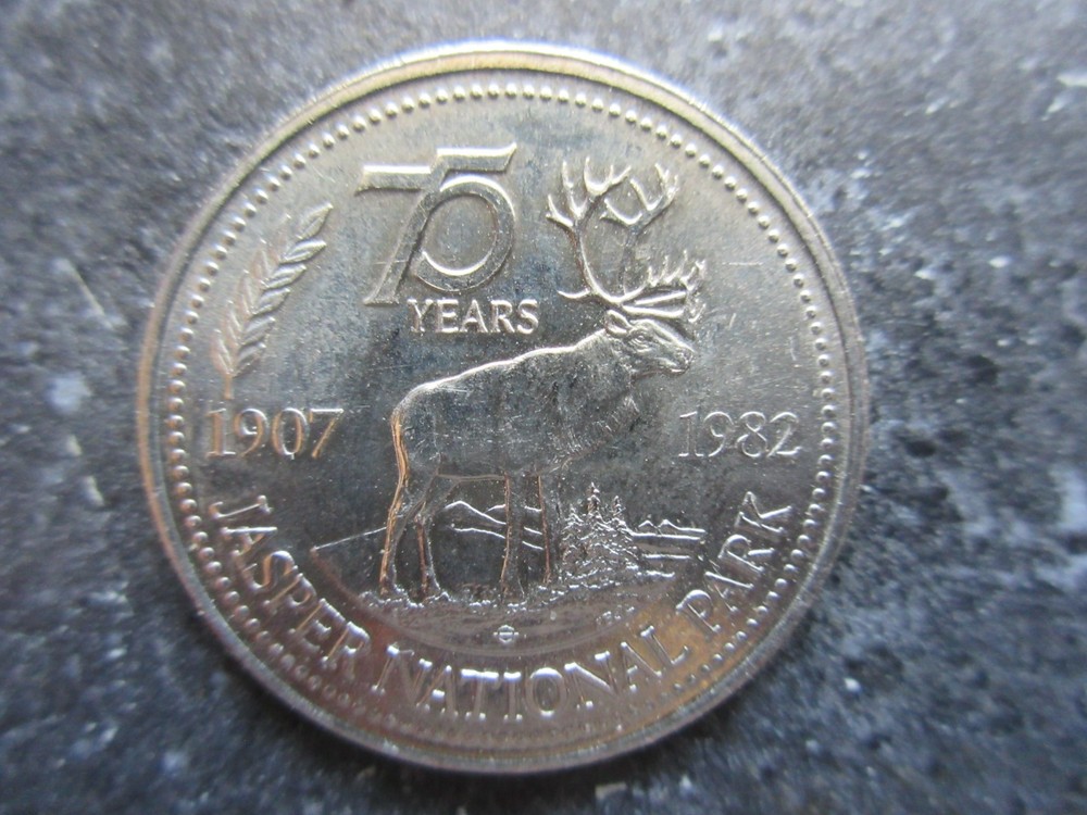 1982 Jasper Dollar Indigenous 75th Anniversary