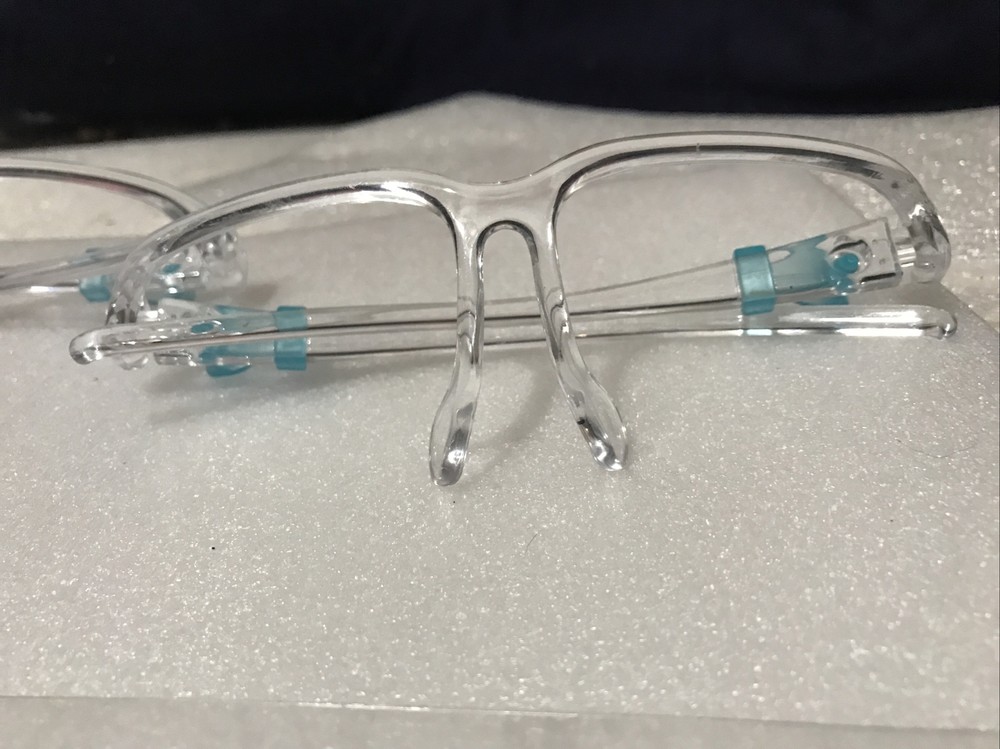 Face Shield Glasses with Replaceable Shields/ 2 Pair & 8 Face Shields # 117