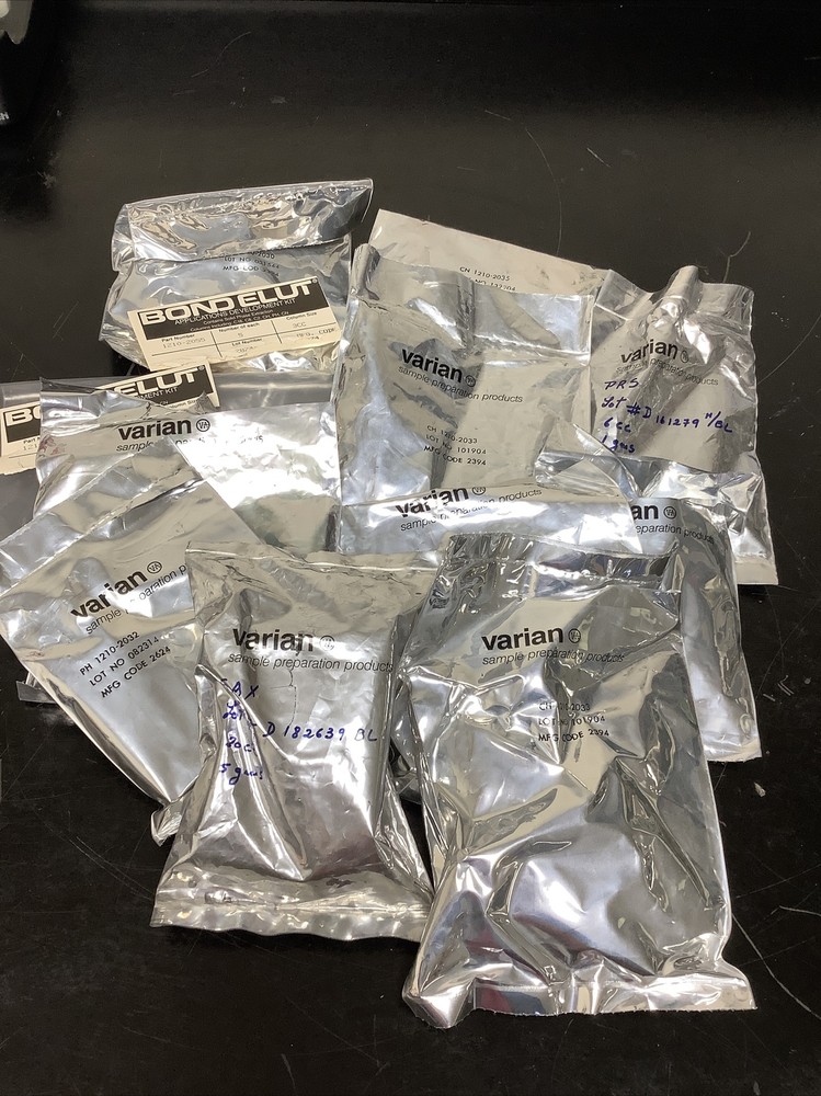 Assortment Of Varian Bond Eluts Chromatography