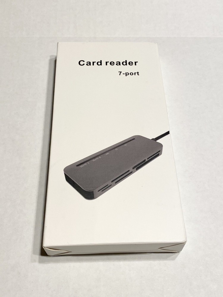 USB C Multi Card Reader, XD/MS/SD/TF/CF Type-C 5Gps High Speed 7-in-1