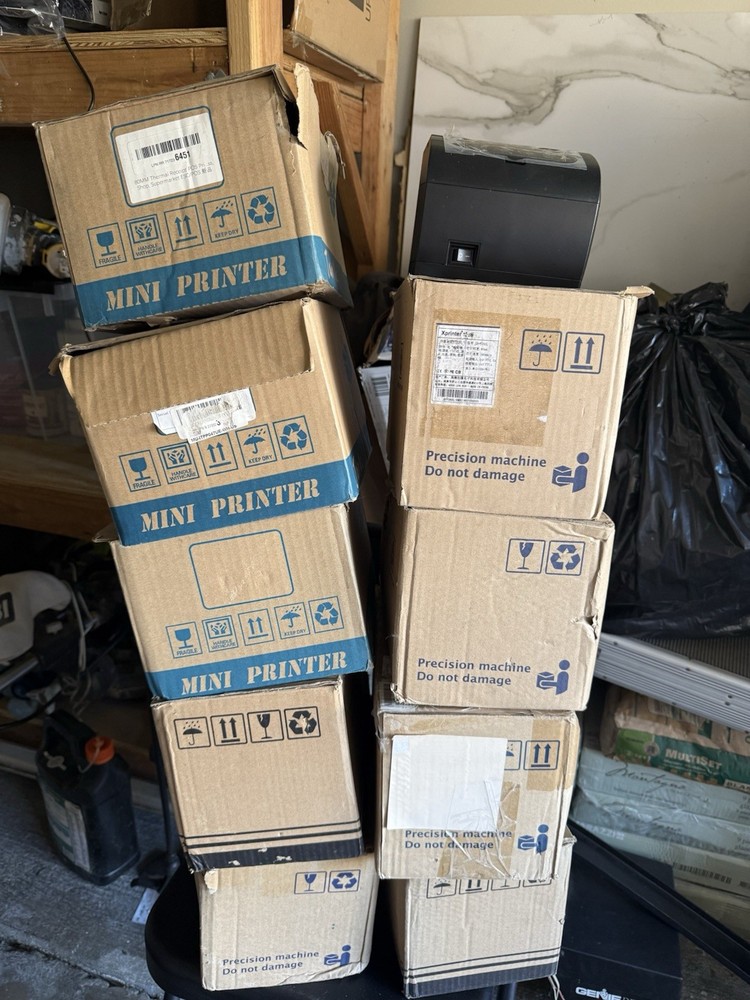 MUNBYN ITPP047 POS Receipt Printer - Black