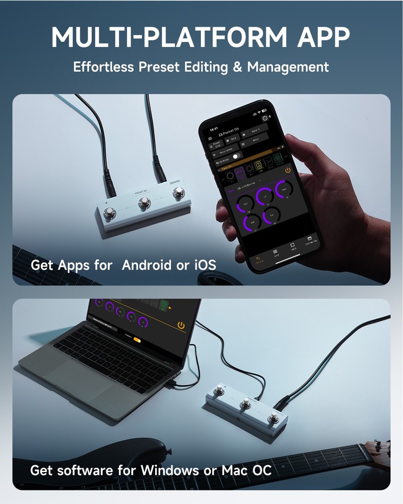 Donner Pocket Go Multi Effects Pedal