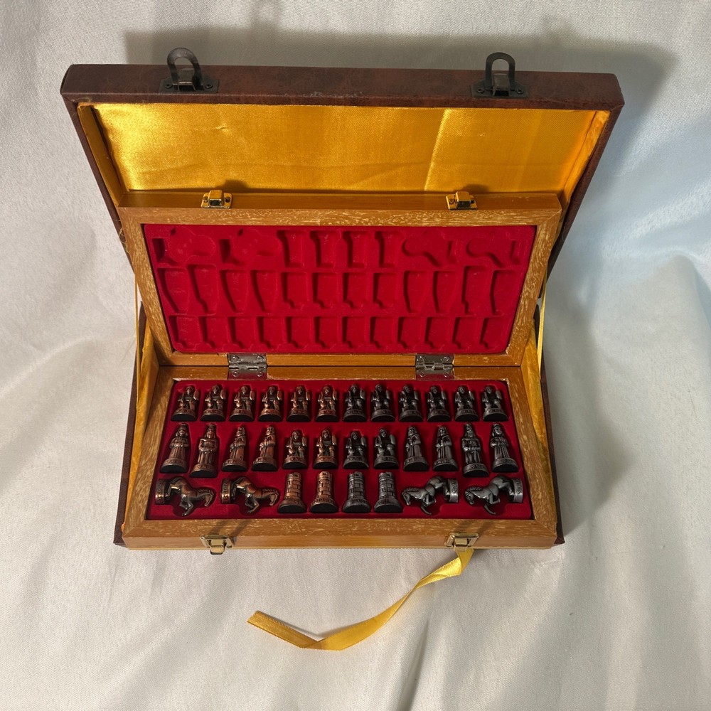 Chinese Craft Chess set With Case.