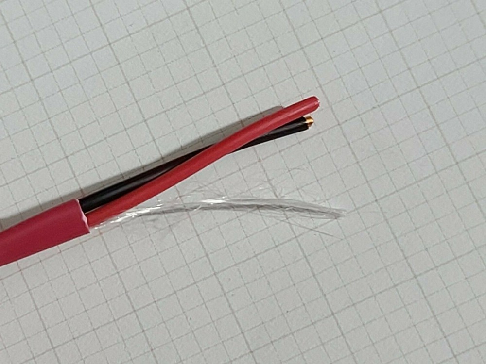 Belden Wire 5120UL 14/2C Solid Riser Security/Fire Alarm Cable FPLR Red /100ft