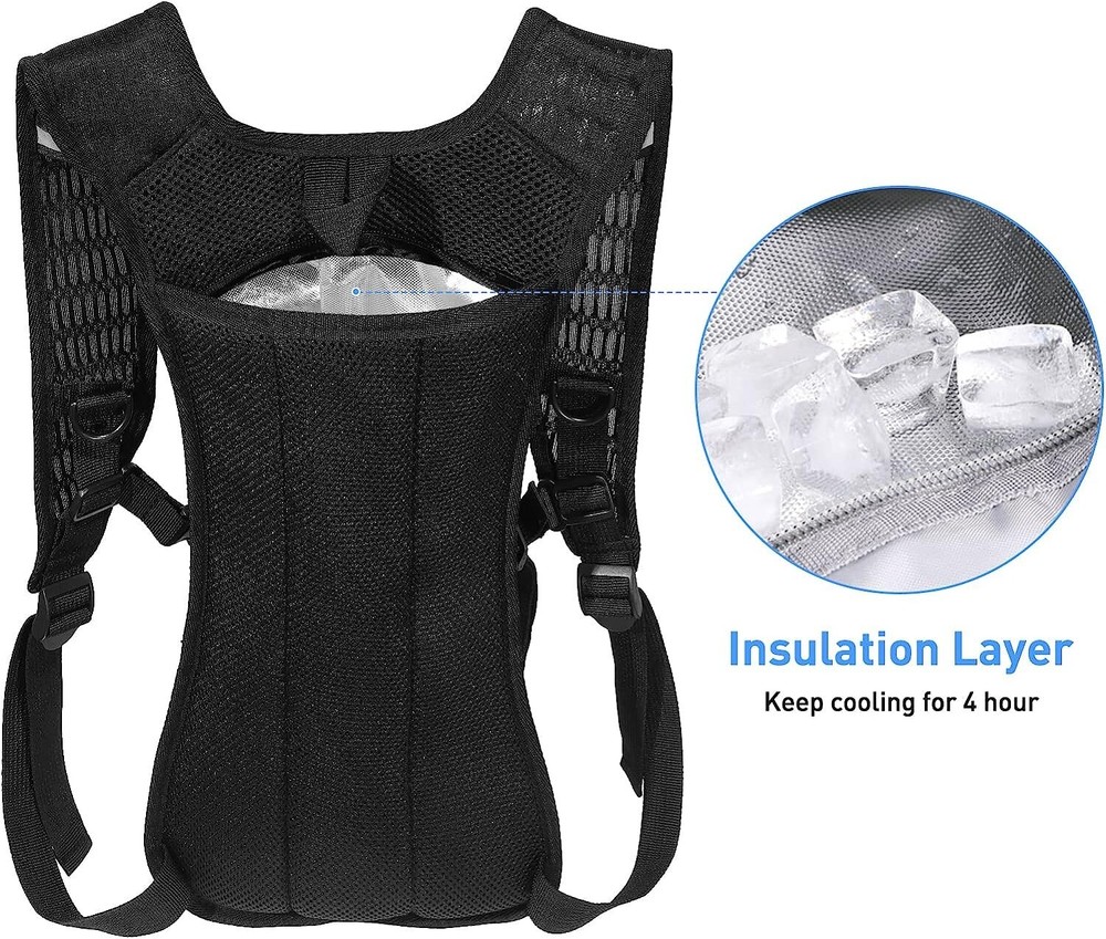 Hydration Pack, Hydration Backpack w/2L Hydration Bladder Lightweight Insulation