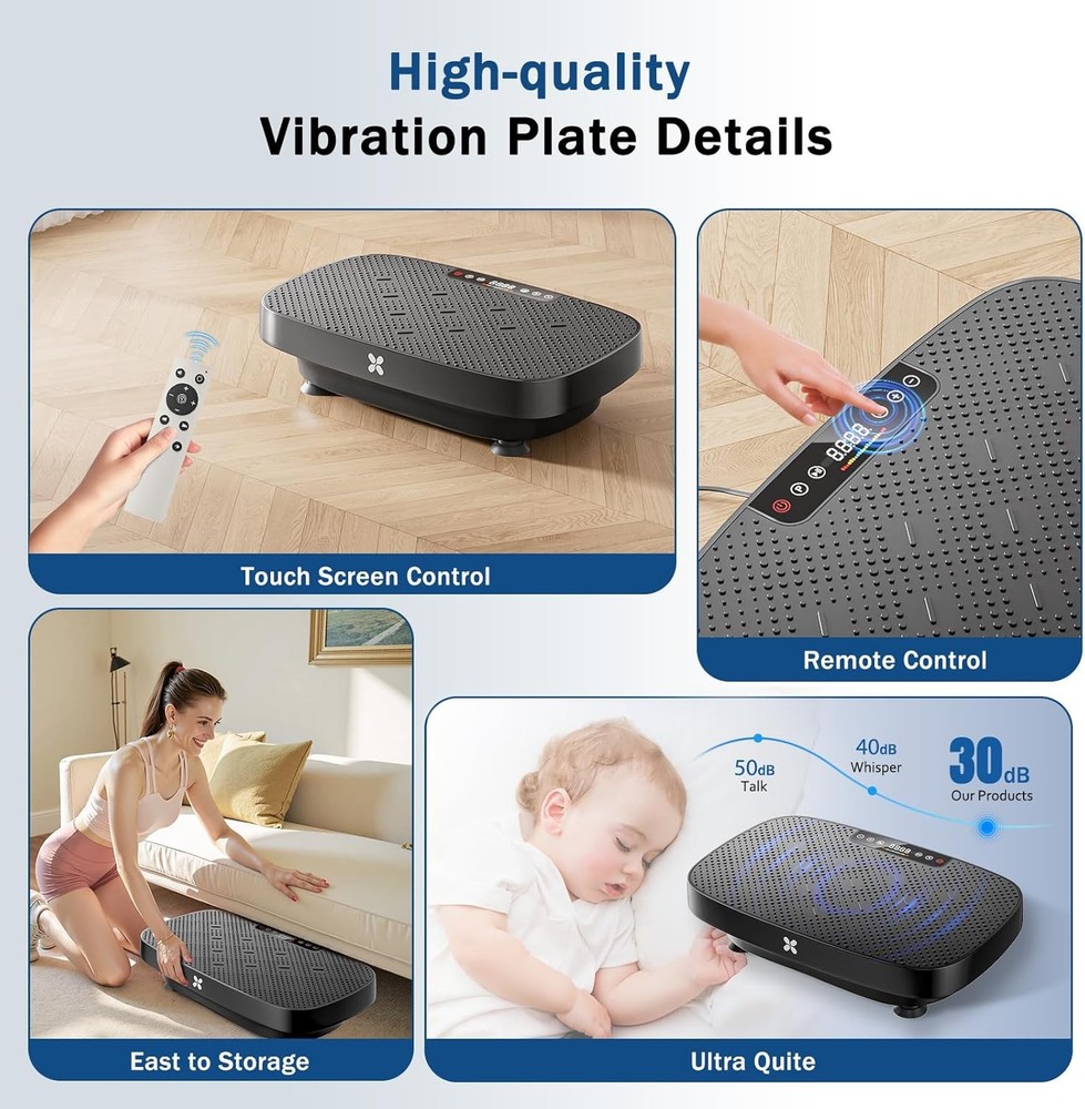 Vibration Plate Exercise Machine, Vibrating Plate for Lymphatic Drainage