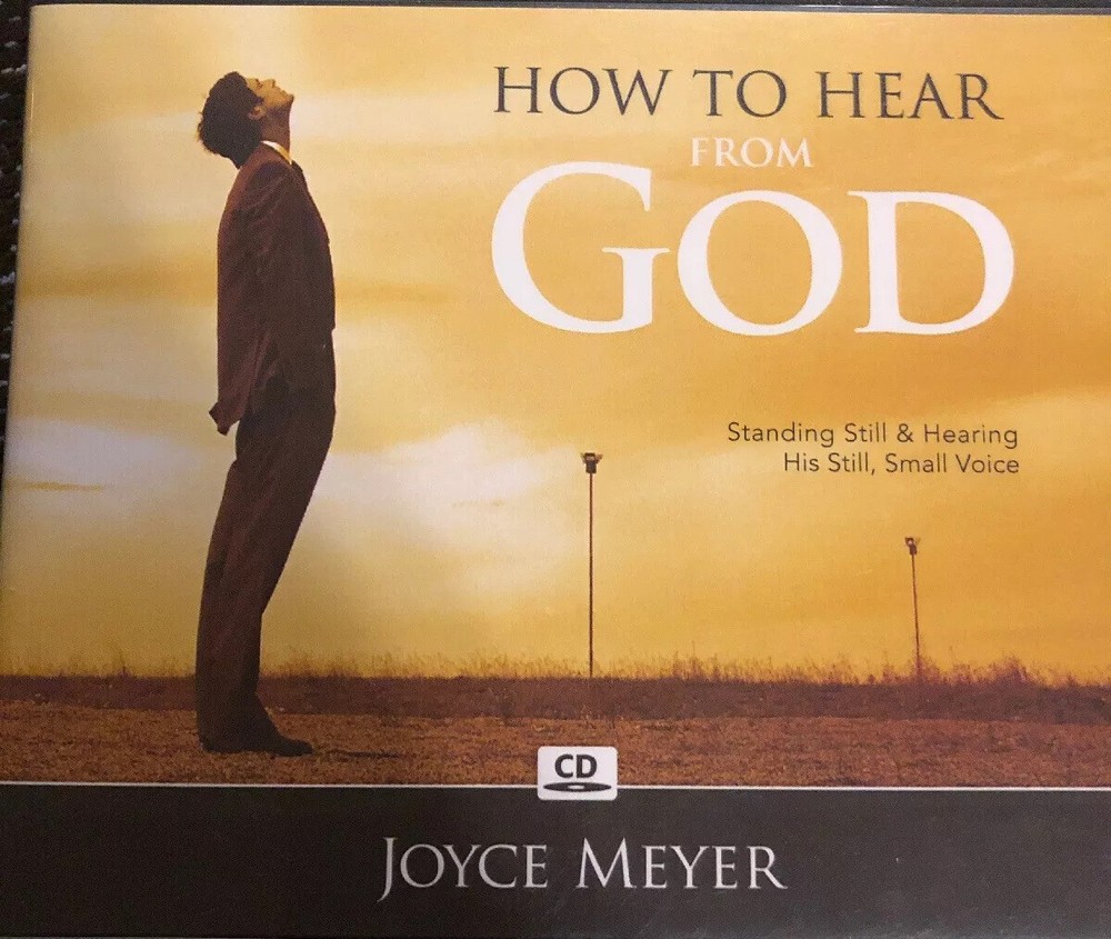JOYCE MEYER "HOW TO HEAR FROM GOD" 4 CD SERIES