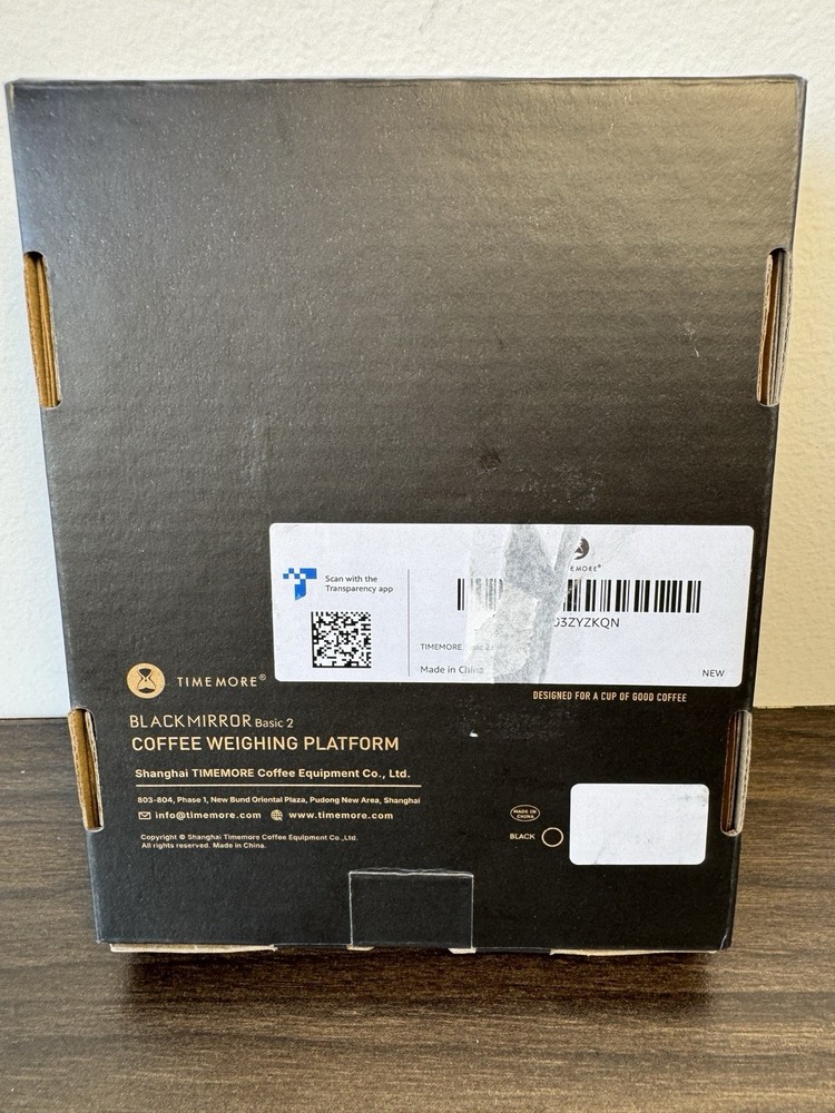 Timemore Black Mirror Basic 2 Coffee Espresso Weighing Platform Scale NEW