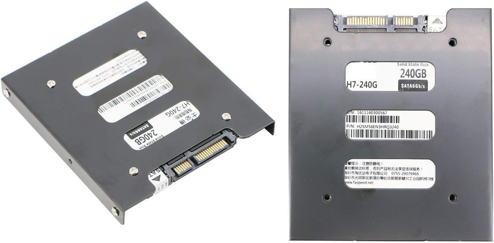 Complete 2-Pack SSD to HDD Mounting Bracket - Includes 16 Screws for Easy Setup