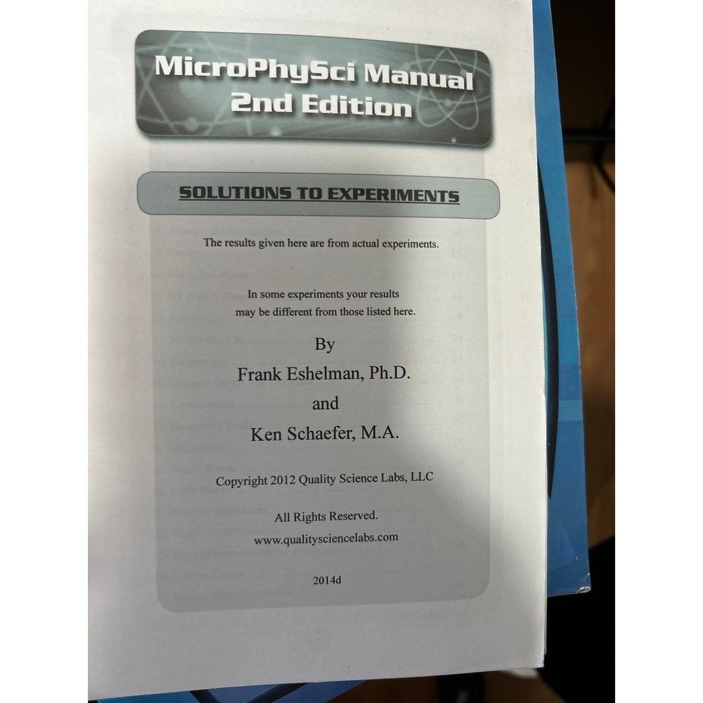 Micro Phy Sci Second Edition