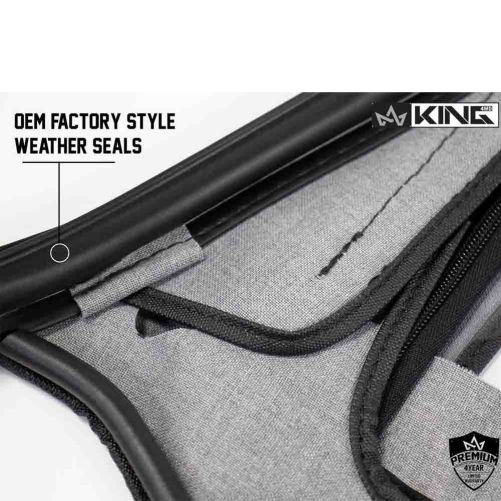 King 4WD 14019935 Replacement Soft Upper Doors Pair