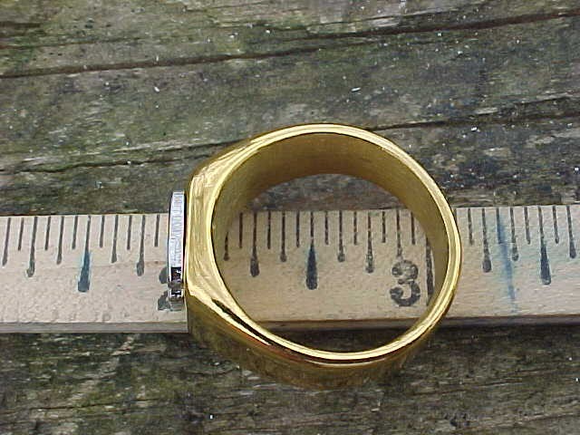 1950s 1960s FORD TRUCK LOGO GOLD CHROME RING #13 NOS HI- QUALITY CLASS