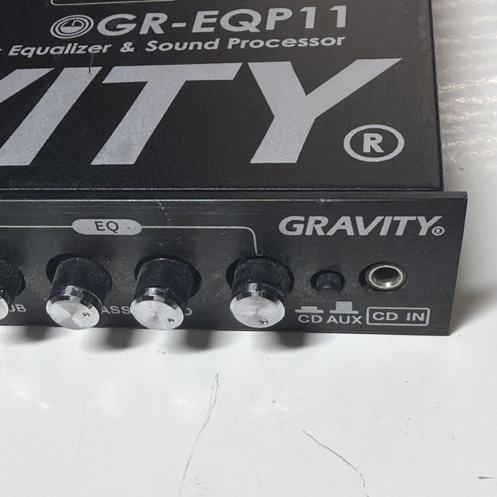 Gravity GR-EQP11 Parametric Equalizer & Sound Processor for Car Audio