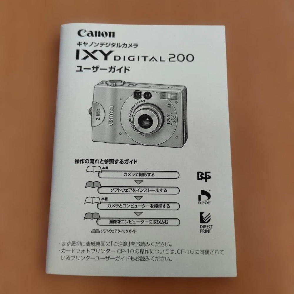 Canon IXY DIGITAL 200 Compact Digital Camera 2.11MP CCD Tested Functionality