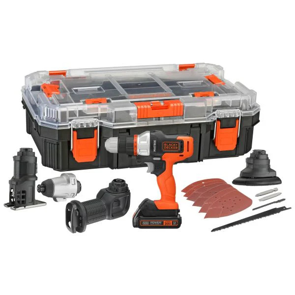 BLACK+DECKER 20V MAX* MATRIX™ Drill 4 Kit - BDCDMT1204KITC1