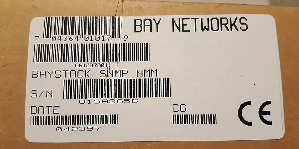 NEW - BAY NETWORKS BAYSTACK ETHERNET SNMP NMM NETWORK MODULE