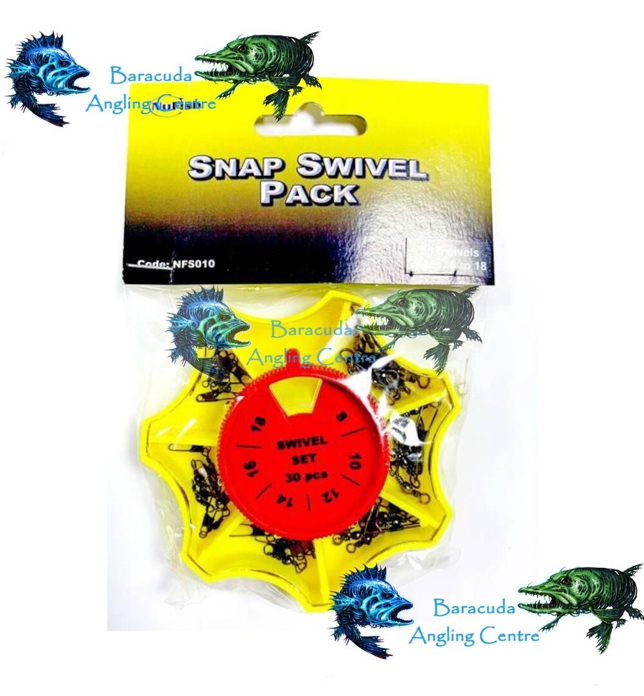 NuFish Snap Swivel Pack 30 Swivels