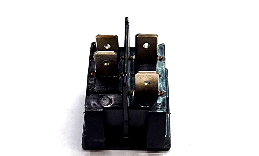 (2-PACK) ITW BLACK ON/OFF ROCKER SWITCH w/RED INDICATOR LIGHT *A2