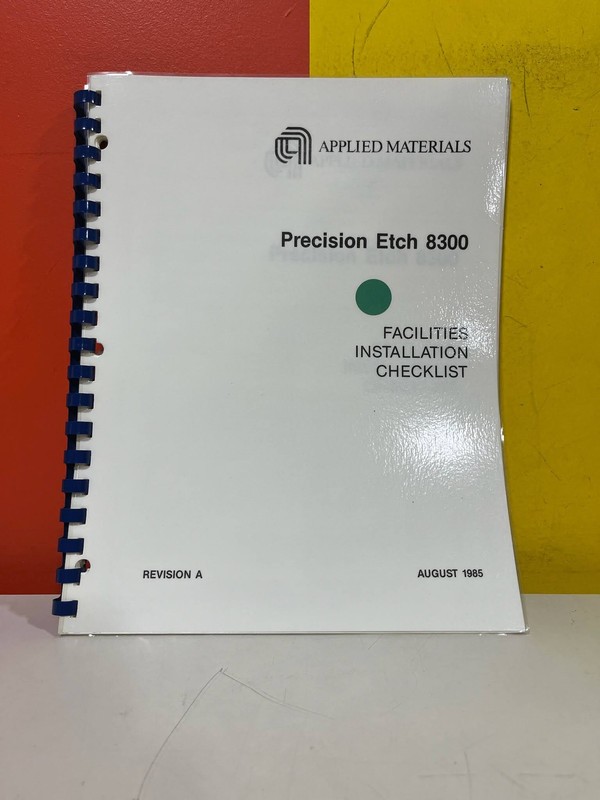 APPLIED MATERIALS Precision Etch 8300 Precision Etch 8300 Facilities