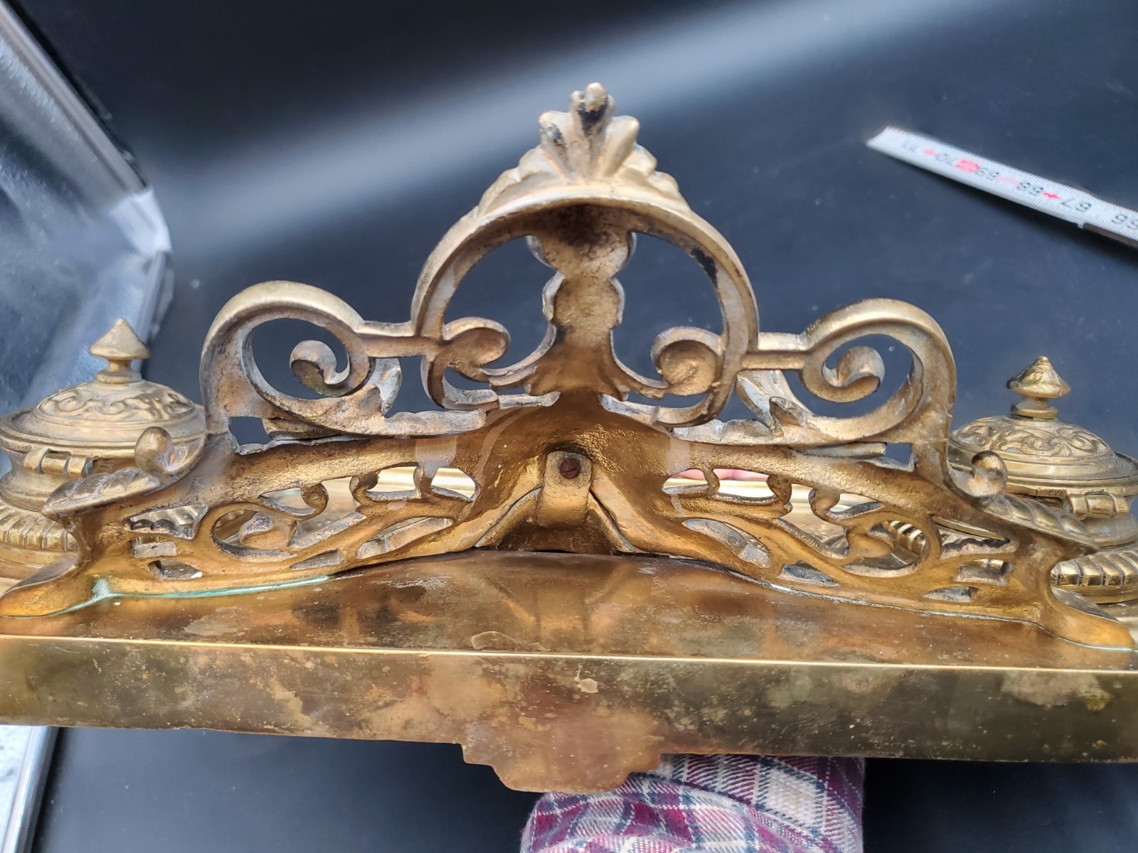 Napoleon III Gilt Bronze Inkwell, 19th Century