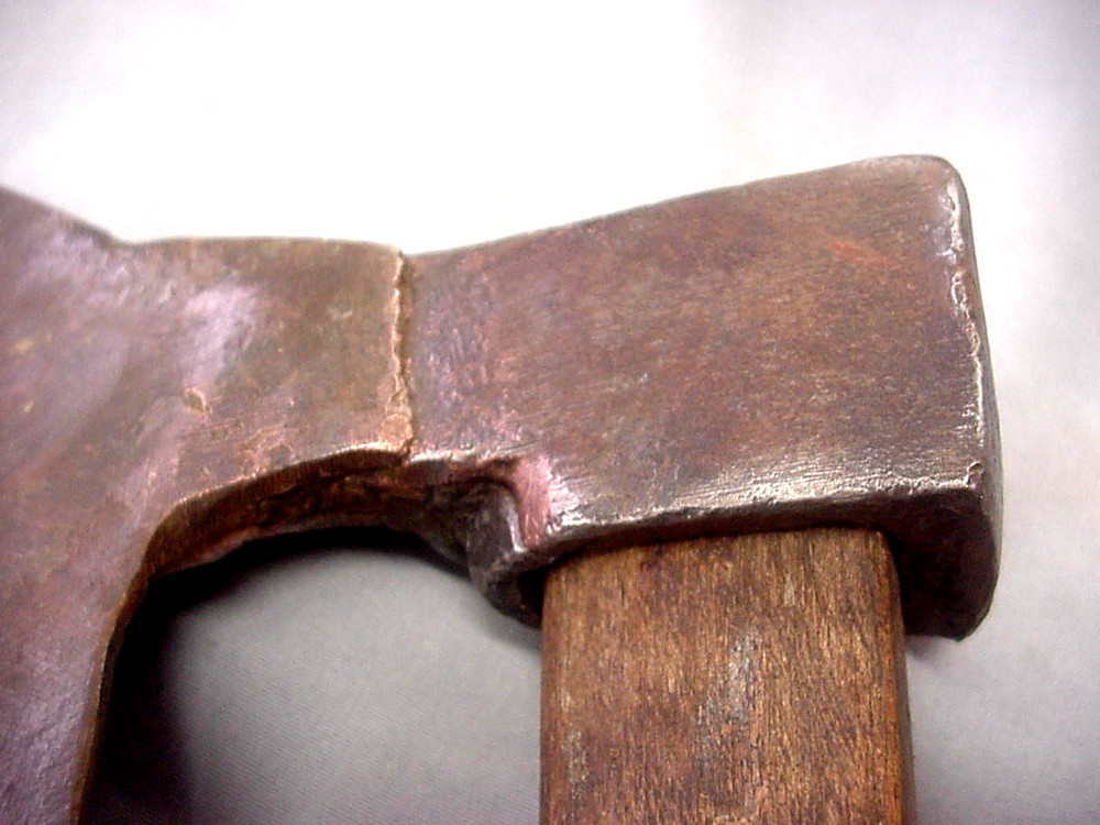 Antique Goosewing Broad Hewing Axe Blacksmith Made