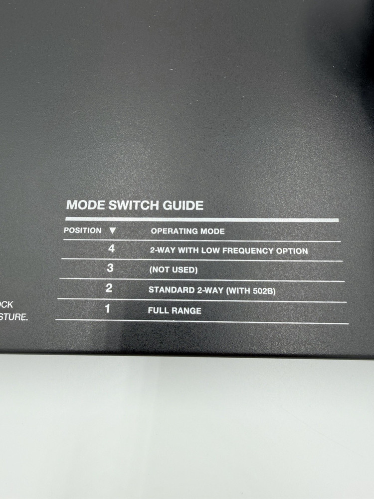 Bose 402C Systems Controller Loudspeaker Dynamics Processor