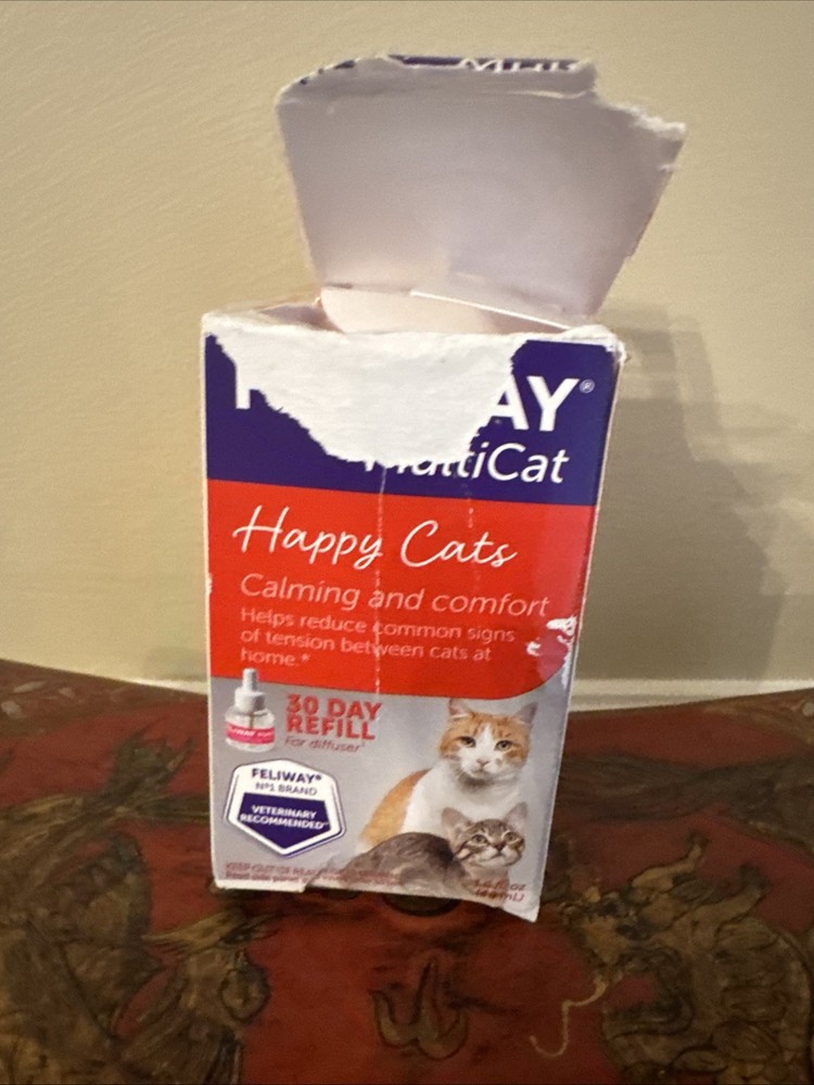 Feliway MultiCat Diffuser - 48 mL Cat Calming Pheromone Refill 2027