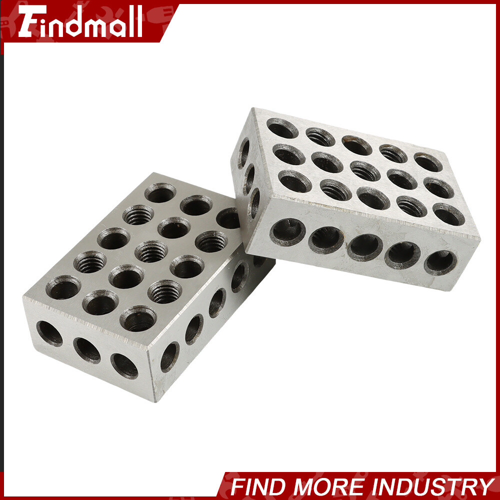 5 MATCHED PAIRS ULTRA PRECISION 1-2-3 BLOCKS 23 HOLES .0001" MACHINIST 123