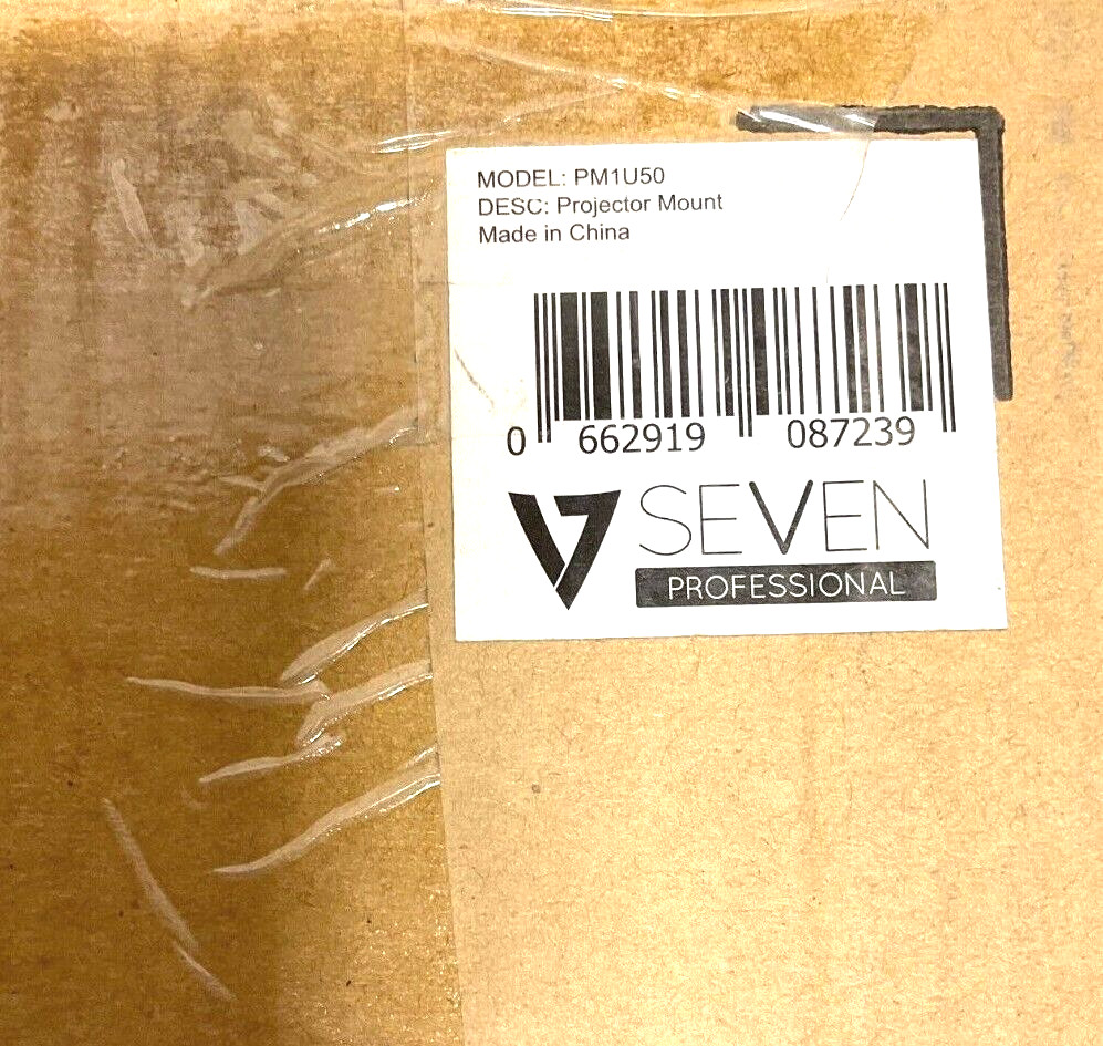 V7 Projector Ceiling Mount PM1U50-1N ✅ ❤️️ ✅ ❤️️ New! Open Box! ✅ ❤️️ ✅ ❤️️