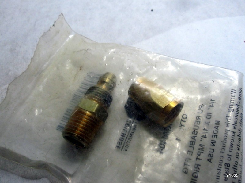 Polyurethane Reusable Rigid, 1/4" ID x 1/4" MPT PRM0404