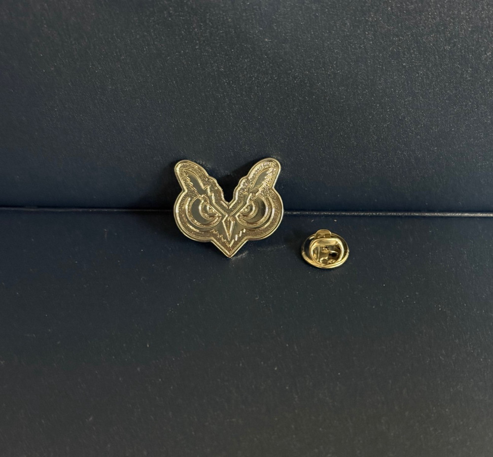 Owl Head Lapel Pin