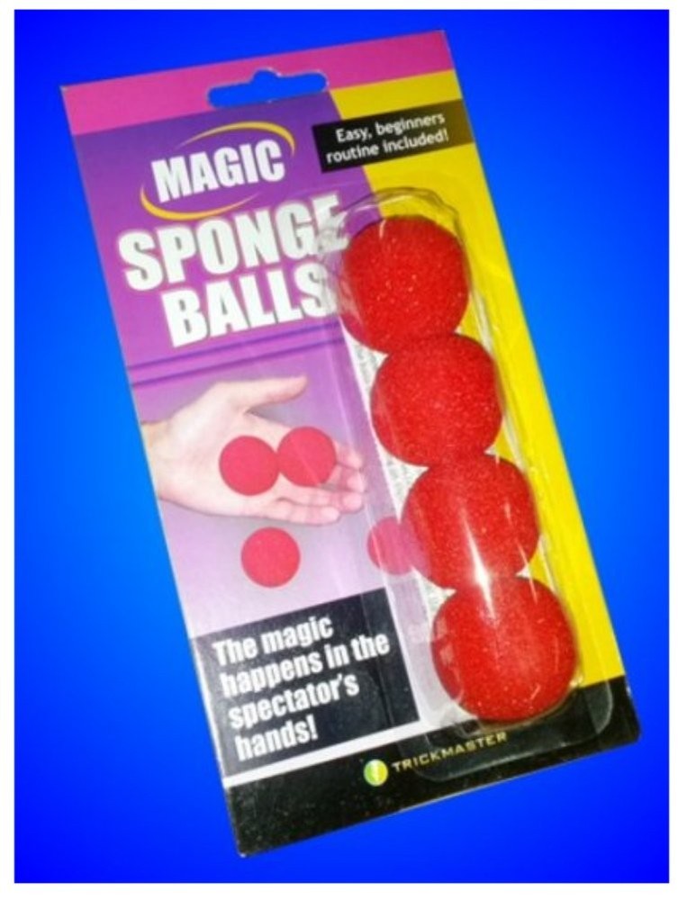 Trickmaster Magic 1.25 Inch Red Sponge Balls Instructions Small,