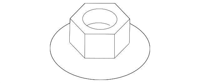 Genuine Ford Engine Mount Nut W714991-S442