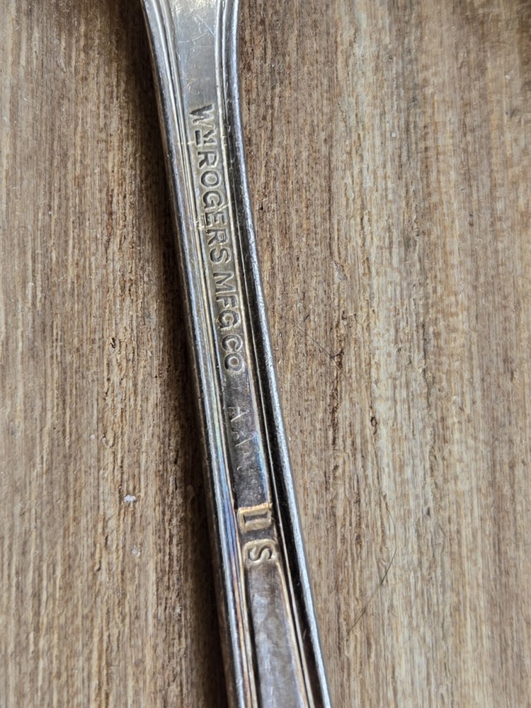 2 Wm Rogers Silverplate Teaspoons