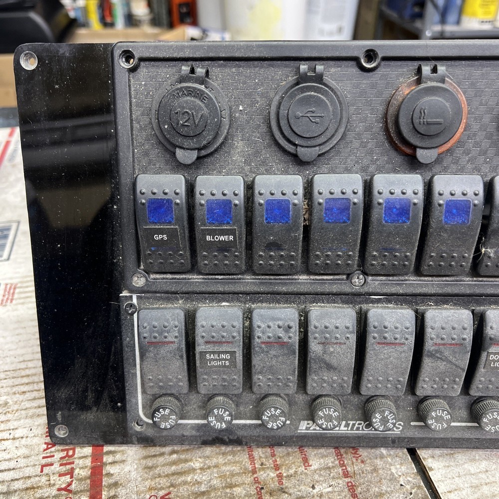 Boat dash panel