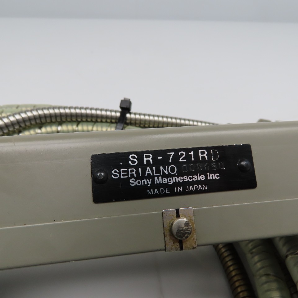 Sony Magnescale SR-721RD Linear Encoder Scale 200mm 10' Cable